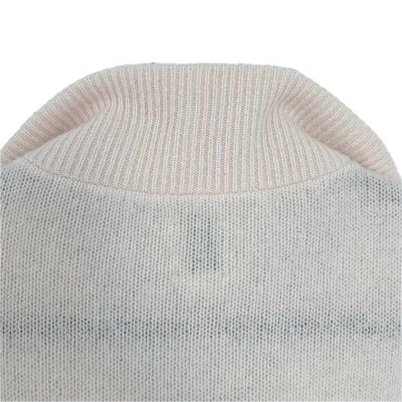 😊Joie 100% Cashmere Sweater Mock Neck 1/4 Zipper Front Long Sleeves Wm Sz L NWT - Picture 5 of 9